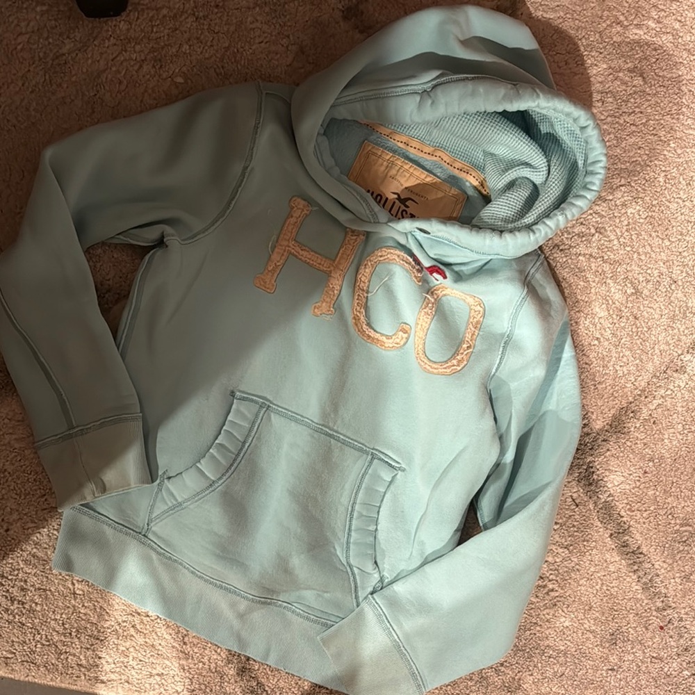 Hollister Light Blue Hoodie